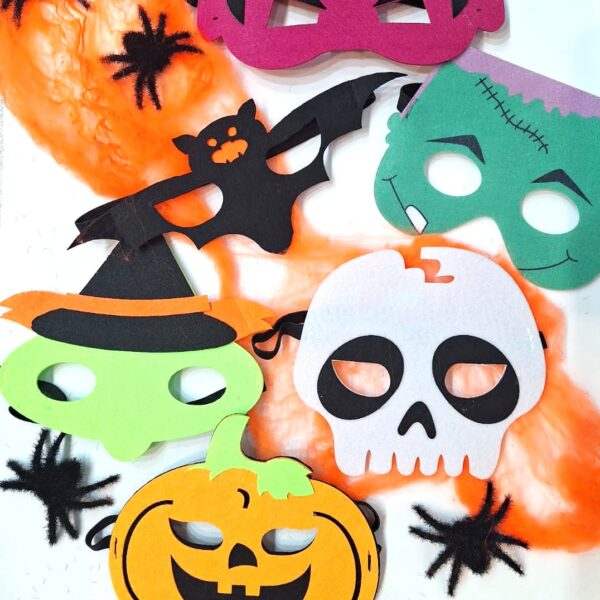 Antifaz Halloween de Tela